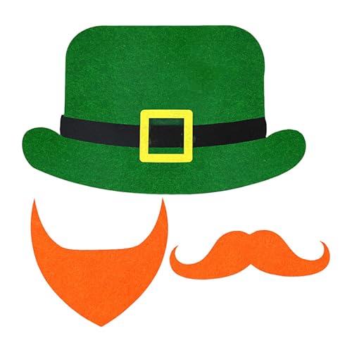 Fenayuu Ausschnitte zum St. Patricks Day,St. Patricks Day Papierausschnitte - Irische Festliche Ornamente Party-Requisiten,Foto-Dekoration aus Papier für Kunstschulen, irische Partys, Zuhause und von Fenayuu