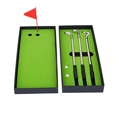 Fendysey Golf-Kugelschreiber-Set, Mini-Kugelschreiber, Schreibwaren-Set, Büro-Zubehör, Mini-Burelspiele, Schreibwaren-Dekoration für Büro von Fendysey