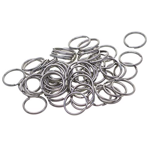 Fenteer 100er Pack Spaltringe Spiralringe Schlüsselringe Schmuckzubehör 15mm von Fenteer