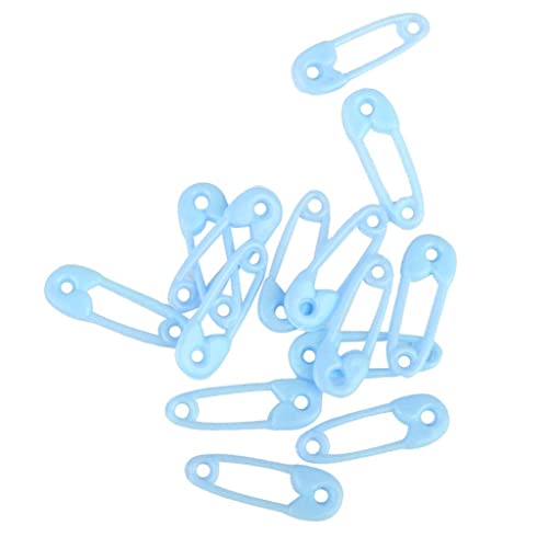 Fenteer 50x Haltbar Sicherheitsnadeln Tuchnadel Safety Pins, aus Plastik, 3,6 x 1 cm von Fenteer