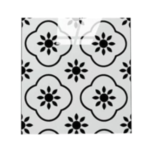 Fenteer Backsplash Wandfliesenaufkleber Wandtattoo Hochtemperaturbeständige Wandaufkleber Tapete für Waschküche Kamin Küche, Style H von Fenteer