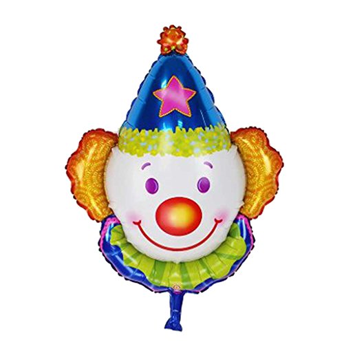 Fenteer Folienballon Luftballon Party Ballon Geburtstagsballon Halloween Ballon mit Clown, Blau von Fenteer