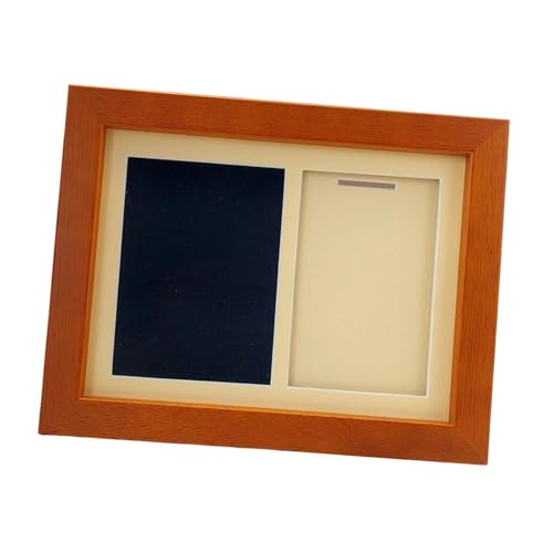 Fenteer Fotorahmenmedaille Display 7x9inch Zubehör für Läufer Multifunktionaler Speicher Keepsake mit Ständer, Kaffeefarbe von Fenteer