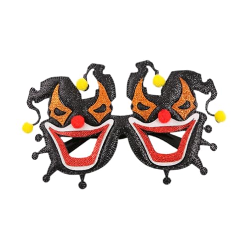 Fenteer Halloween-Brille mit Glitzer, Foto-Requisite für Kinder, Halloween-Partyzubehör von Fenteer