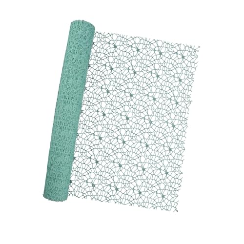 Fenteer Jacquard Net Mesh Openwork Verpackung Papiere Dekor Floral Wrapper Blume Geschenkpapier für Geburtstag, GrÜn von Fenteer