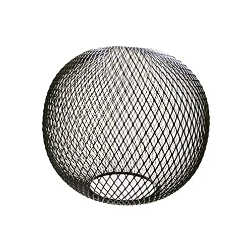 Fenteer Metall-Pendelleuchtenschirme Lampenschirm Retro-Stil Schutzlampe Draht Lampenabdeckung Lampenschutz für Wohnzimmer Nachttischlampe Badezimmer, Schwarze Kugeln Fenteer Metall-Pendelleuchtenschirme Lampenschirm Retro-Stil Schutzlampe Draht Lampenabdeckung Lampenschutz für Wohnzimmer Nachttischlampe Badezimmer, Schwarze Kugeln von Fenteer