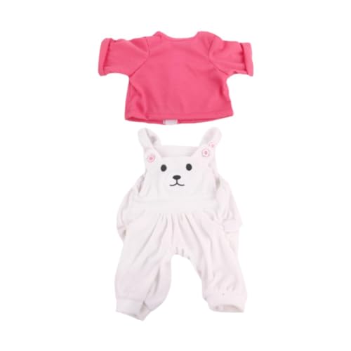 Fenteer Puppenkleidung Overalls Set Strampler Modes Puppen -Kleidungs ​​-Outfit Set für 22 -Zoll -Puppenkollektion DIY Reborn Doll von Fenteer