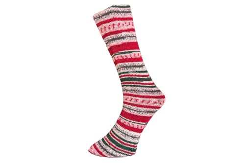 Ferner MALLY SOCKS 150 g Sockenwolle Weihnachtsedition 2022 mit 75% Merinowolle superwash, Farbe:22.12.2022 von Ferner Wolle