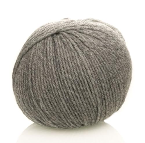 Ferner Wolle Lungauer Vielseitige 210, Wolle mit Merinowolle naturfarben, Häkelwolle, Strickgarn, 50g 210m, Nadelstärke 2,5-3mm, 75% Merinowolle, 25% Polyamid (V36) von Ferner Wolle