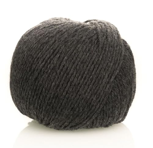 Ferner Wolle Lungauer Vielseitige 210, Wolle mit Merinowolle naturfarben, Häkelwolle, Strickgarn, 50g 210m, Nadelstärke 2,5-3mm, 75% Merinowolle, 25% Polyamid (V37) von Ferner Wolle