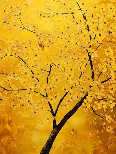 Diamond Painting Abstrakt Baum Diamond Painting Zubehör Komplett, 5d DIY Full Diamant Malerei Kinder Bastelset Erwachsene Stickerei Kreuzstich Kunst Home Büro Wanddekoration Geschenk 100x150cmy-383 von Fesnfuae