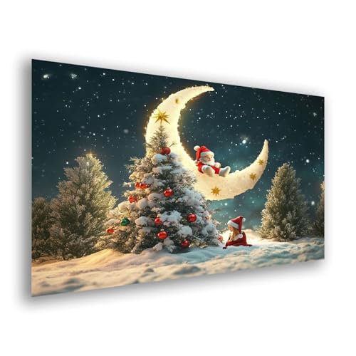 Diamond Painting Erwachsene Weihnachten Diamond Painting Groß 60x80cm 5d Diamant Malerei Bilder Baum DIY Crystal Strass Mosaik Bastelset Erwachsene Diamant Stickerei Set Home Wanddekoration y-349 von Fesnfuae