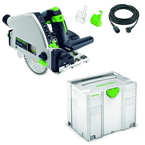 Festool 561551 TS 55 R Tauchsäge mit Elektrottonik, Blau / Weiß von Festool