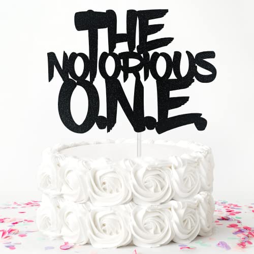 The Notorious One Cake Topper, 90's First Birthday, The Big One Cake Topper, Notorious Big One Birthday, Notorious 1 Party Decoration Supplies von Festus