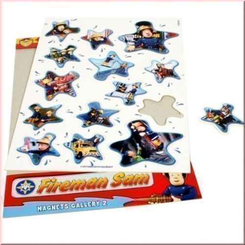 Feuerwehrmann Sam Magnetsticker 14 Teile | Zimmerdekoration von Fireman Sam