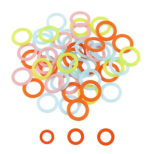 Fezf 300 Stück Maschenmarkierer aus Kunststoff Stricken Häkeln Ring Marker-Ringe zum Stricken Markierungen Häkeln für Anfänger von Fezf