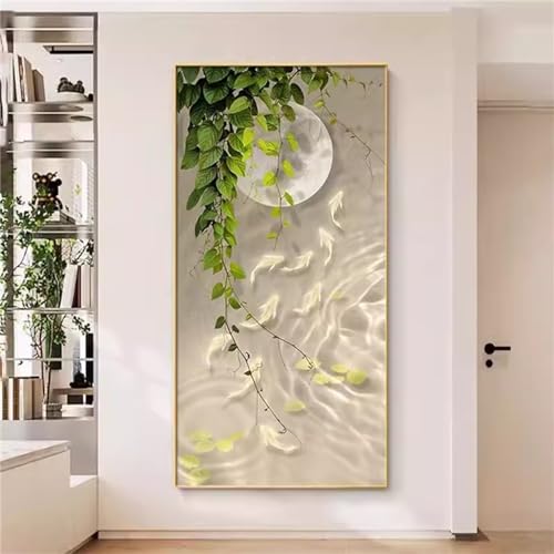 Diamond Painting Erwachsene Groß XXL 210x90cm 5D DIY Diamant Painting Bilder Mond Diamond Art Painting Kits Vollbild Nachfrage Diamond Painting Kinder Kreuzstich Gemälde Set für Home Wand Dekor von Fheeao