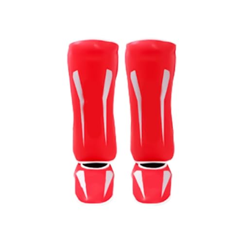 Fhkpsqkcn Martial Art Kicking Sparring Training Protections Guards Shin Guards Kickboxing Muay Thai Leg Insteps Protections Pad von Fhkpsqkcn