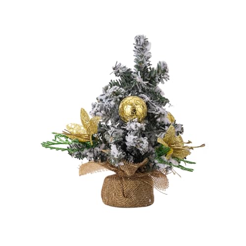 Fhkpsqkcn Plüsch-Miniatur-Weihnachtsbaum, stilvolle Feiertags-Miniatur-Weihnachtsbaum-Plüschverzierung für jede Raumdekoration von Fhkpsqkcn