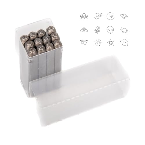 Praktische 3mm Multiple Geformte Designs Robuster Stahlmarken 12 Teile Set Accessoire Zum Handwerk Auf Verschiedenen Materialien von Fhkpsqkcn