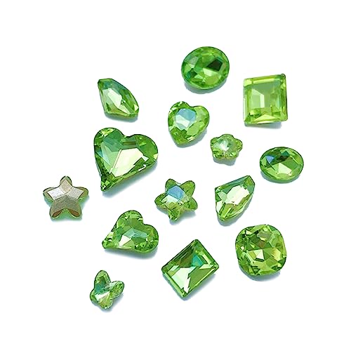 30 Stück/Set, modischer Kristallschmuck, Kristall, 3D-Diamant-Strasssteine, Dekoration von Fhsqwernm
