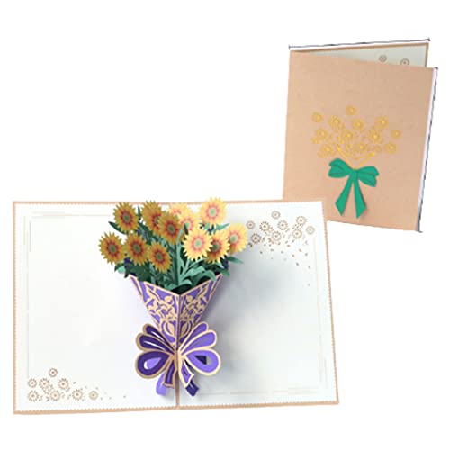 3D-Grußkarte mit Rosenblüte, Valentinstagskarten mit Umschlag für Hochzeit, Geburtstag, Jahrestag, Ehefrau, Ehemann, handgefertigtes Geschenk von Fhsqwernm
