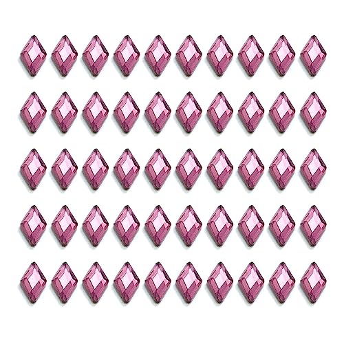50 x 3D-Schmuck, luxuriöse Kristall-Strasssteine, Diamanten, für Dekorationen, Ringe, Ohrringe von Fhsqwernm