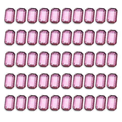 50 x 3D-Schmuck, luxuriöse Kristall-Strasssteine, Diamanten, für Dekorationen, Ringe, Ohrringe von Fhsqwernm