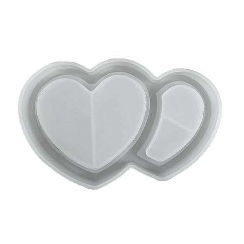 Ablagetablett Silikonform Herzform Epoxidharz Form Tablett Werkzeug Heimdekoration von Fhsqwernm