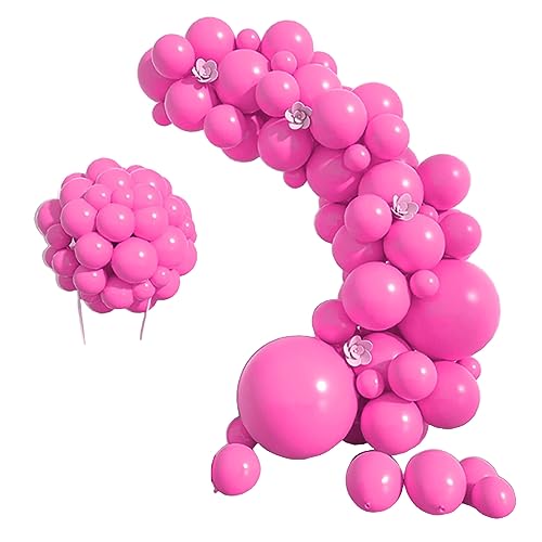 Ballon-Girlanden-Set, 100 Stück, verschiedene Größen, 5/12/10/45,7 cm, runde Latexballons für Hochzeit, Geburtstag, Party-Dekorationen von Fhsqwernm