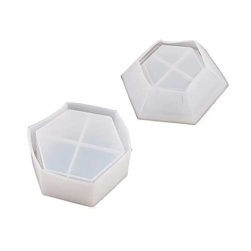 Kristall-Epoxidharz-Glasform, Aufbewahrungsbox, Deckel, Silikonform für Behälter, Werkzeug von Fhsqwernm