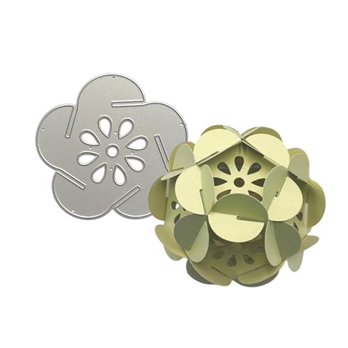 Metall-Stanzformen mit 3D-Blumen-Motiv, Karbonstahl, Schablone, Scrapbooking für Karten von Fhsqwernm