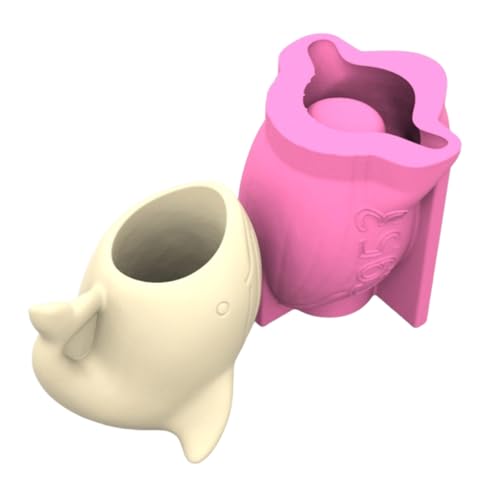 Sukkulenten-Übertopf, Silikon, handgefertigt, Betonvase, Gießform, Walform, für die Herstellung von Harz, Epoxidharz, Handwerk, Stifthalter von Fhsqwernm