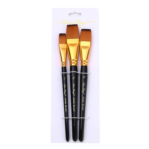 Fictory 3-teiliges Pinsel-Set für Aquarell, Gouache, Acryl – Nylonborsten, ergonomische Holzgriffe, erschwingliches Kunstzubehör für Anfänger und Studenten Fictory 3-teiliges Pinsel-Set für Aquarell, Gouache, Acryl – Nylonborsten, ergonomische Holzgriffe, erschwingliches Kunstzubehör für Anfänger und Studenten von Fictory