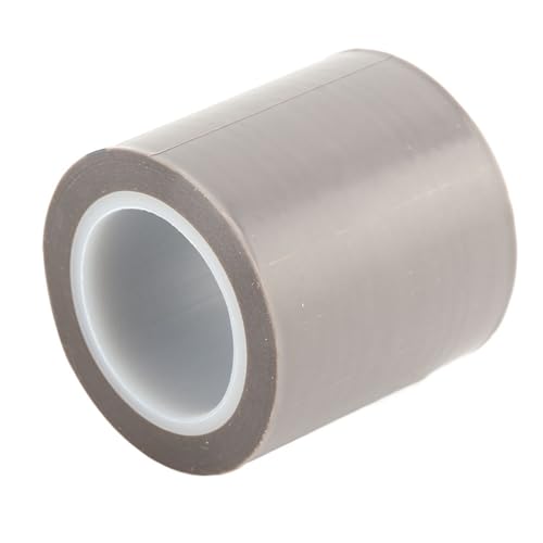 Fictory PTFE Tape Fictory Fiberglas PTFE Film Klebeband, ing Tape für Elektronik, Grau, 0,08 mm x 50 mm x 10 m von Fictory