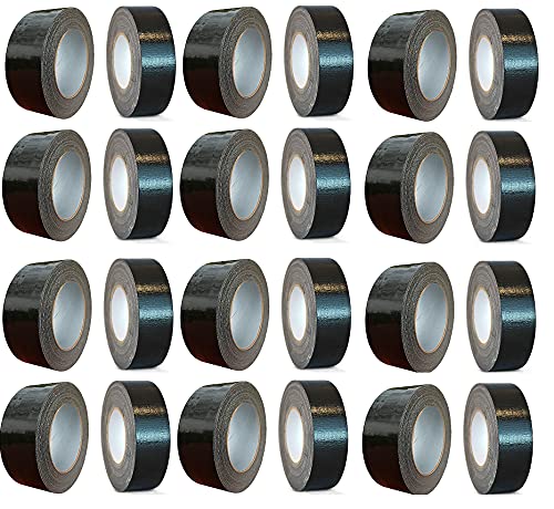 Fiducia Professional Tape Duct Tape Professionelles Mehrzweck-Klebeband Starkes Klebeband| für den industriellen Einsatz-Allzweck-50 m x 48 mm Total 200 m Silber/SCHWARZ von Fiducia