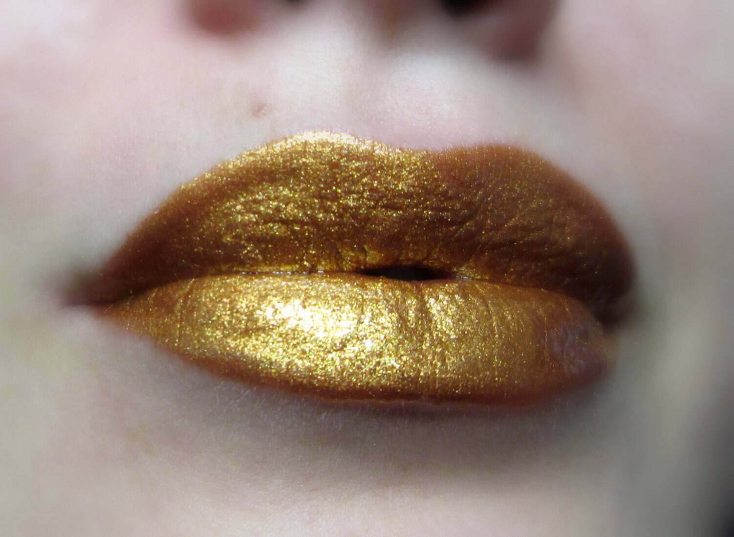 Cleopatra's Pride - Dunkles Gold Mit Bronze/Kupferton Schimmer Lipgloss Vegan Glutenfrei Frisch Handgemacht Grausamkeitsfrei von FierceMagenta