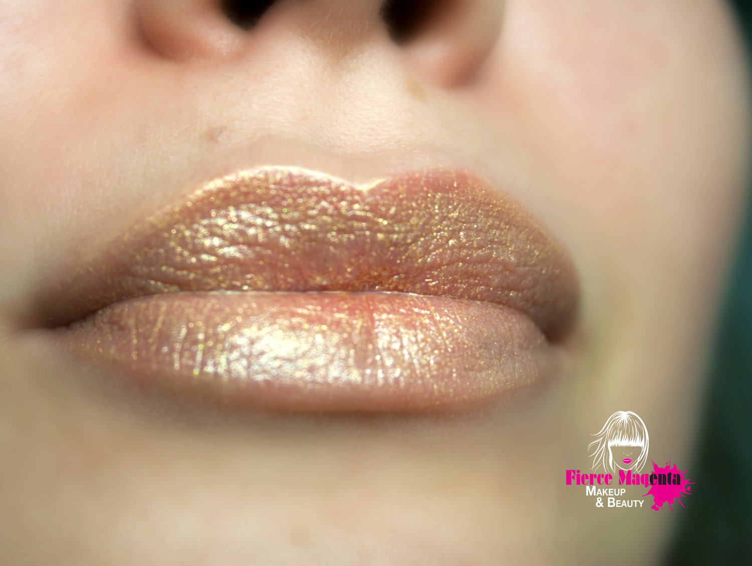 Gold Rush - Sheer Light Shimmer Cremiger Lippenstift Natürlich Glutenfrei Frisch Handgemacht von FierceMagenta