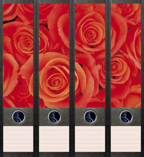 File Art - Design Etiketten - Motiv Roses - breit von File Art