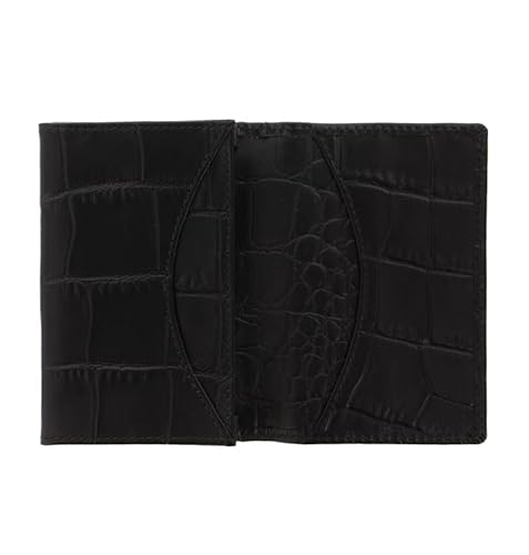 Classic Croc Business Card Holder Ebony von Filofax