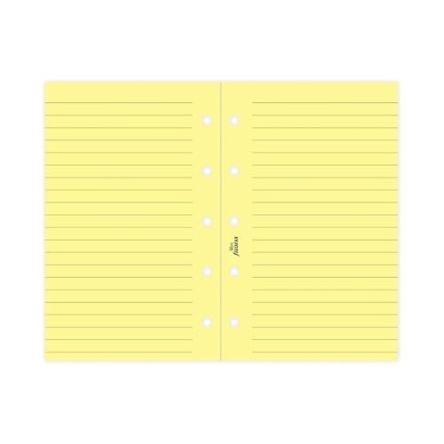 Filofax 513010 Mini Linien Notizpapier, gelb von Filofax