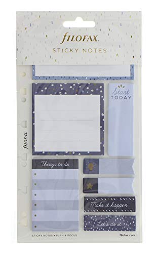 Filofax Indigo Sticky Notes, 132762, 95mm x 164mm von Filofax