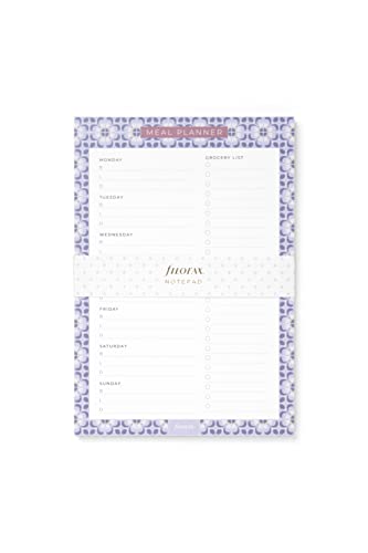 Filofax Notizblock mit Magnet, mediterraner Essensplaner von Filofax