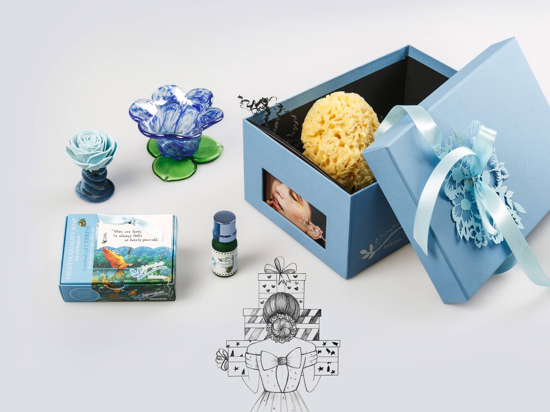 Cypress Luxury Pamper Geschenkbox, Geburtstagsgeschenk, Umarmung in Einer Box, Self-Care-Paket, Elterngeschenk, Thinking Of You Danke Geschenk von FilokaleinSkin