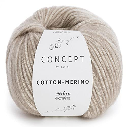 Merino Katia Concept 104 Wolle, Beige, Beige, 5 von Fils Katia