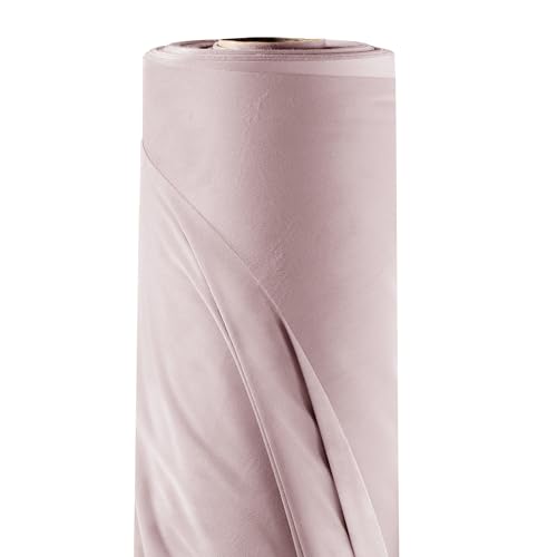 Filumi Stoff Meterware 1m, Breite 3m, Rosa, Samtstoff, Stoffe zum Nähen, Vorhangstoff, Polsterstoff, Möbelstoff, Stoff für Kissenbezüge, stoffhose Velto von Filumi