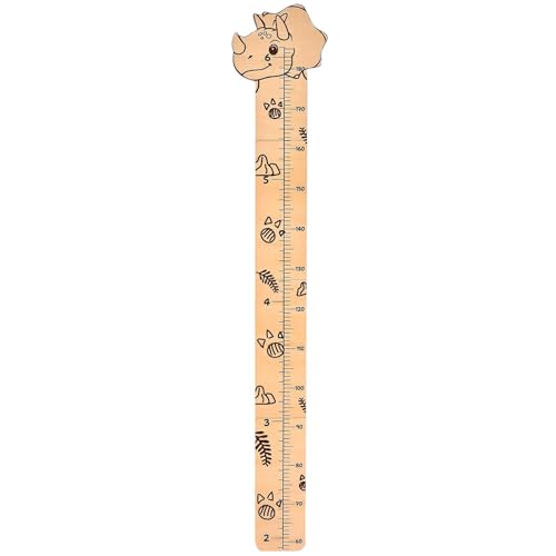 Filvczt Holz-Wachstumstabelle, an der Wand montierte Wachstumsmessung, Höhenrekorder-Lineal aus Holz, einzigartiges Design, einfache Einrichtung, 138,724 cm für Höhenkontrolle von Filvczt