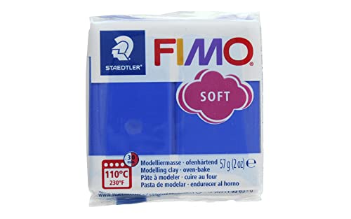 8020-33 Brilliant Blue Fimo Soft Polymer Clay 2 Ounces EF8020-33US von Fimo