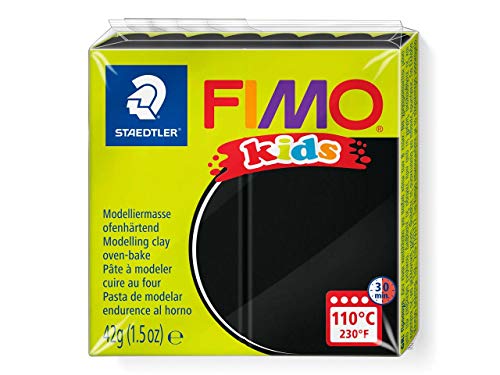 Modelliermasse Fimo schwarz STAEDTLER 80309 Kids 42g von Fimo