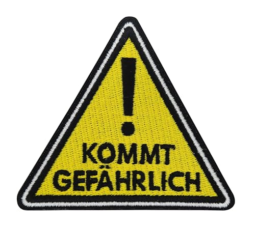 Finally Home Patch zum Aufbügeln - Kommt Gefährlich | Lustige Spruch Patches, Meme Bügelbild, Sprüche Bügelpatch, Witzige Sprüche Aufnäher, Aufbügler von Finally Home